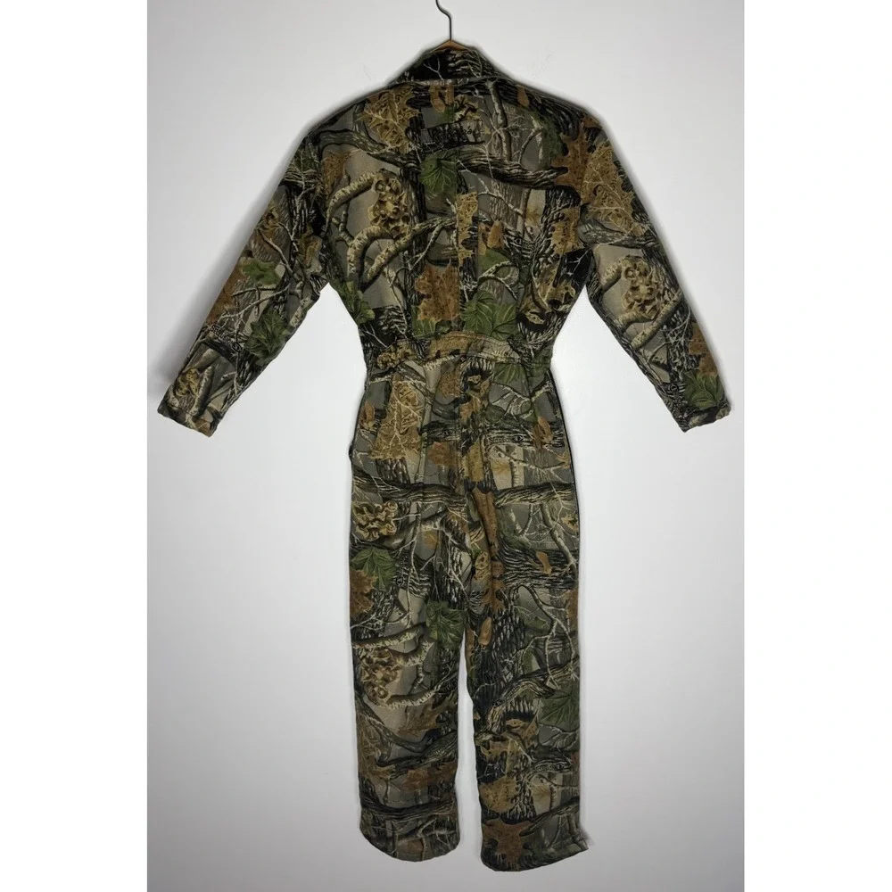 Cabelas Camo Seclusion 3D Youth Medium Coveralls Hunting Quilt Lined‎